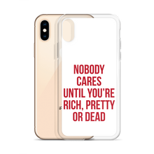 Nobody Cares (Funny) iPhone Case