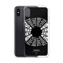 F**ck What They Think Grayscale iPhone Case