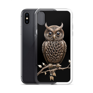 Owl Copper Art iPhone Case