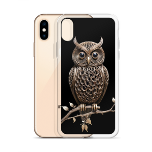 Owl Copper Art iPhone Case