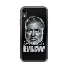 Drink Like Hemingway Portrait Clear Case for iPhone®