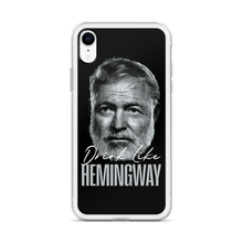 Drink Like Hemingway Portrait Clear Case for iPhone®