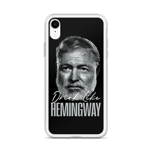 Drink Like Hemingway Portrait Clear Case for iPhone®