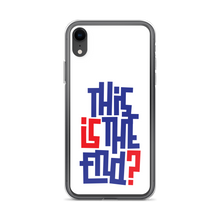 IS/THIS IS THE END? Navy Red iPhone Phone Case