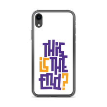 IS/THIS IS THE END? Purple Yellow iPhone Phone Case