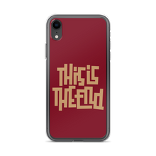 THIS IS THE END? Burgundy iPhone Phone Case