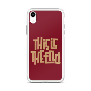 THIS IS THE END? Burgundy iPhone Phone Case