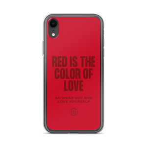 Red is the color of love iPhone® Phone Case