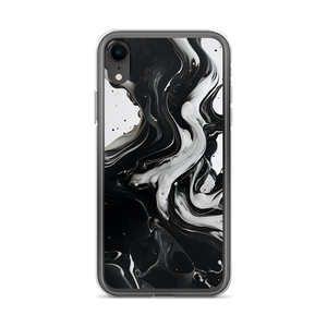 Black and White Fluid iPhone® Phone Case