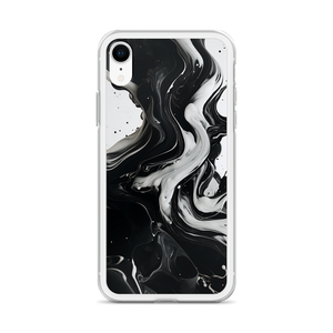 Black and White Fluid iPhone® Phone Case