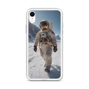 Astronaut Snow iPhone Case