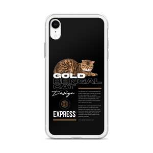 Gold Bengal Cat iPhone Case