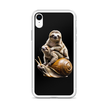 Sloth Riding A Snail iPhone Case