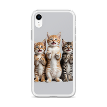 Funny Tripple Cats iPhone Case