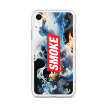 Blue Smoke Fire iPhone Case