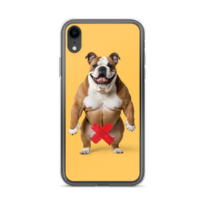 Bulldog X-Tape Yellow iPhone Case