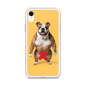 Bulldog X-Tape Yellow iPhone Case