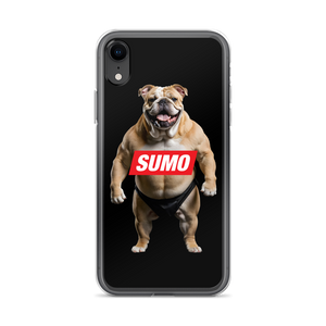 Sumo Bulldog Black iPhone Case