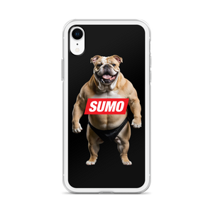 Sumo Bulldog Black iPhone Case