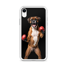 Boxer Boxing Black iPhone Case