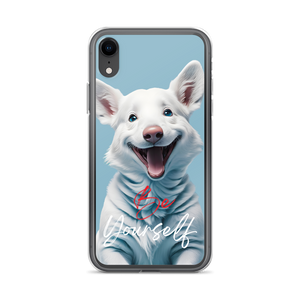 Cute Dog Be Yourself iPhone Case