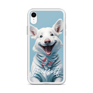 Cute Dog Be Yourself iPhone Case