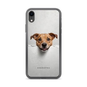 Smile Dog Peep iPhone Case