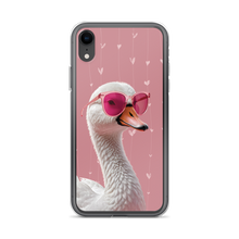 Cute Pink Swan iPhone Case