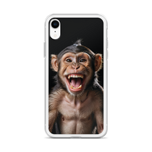 Happy Monkey Black iPhone Case