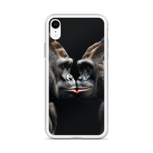 Gorilla Kissing iPhone Case