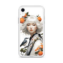 Beauty Lady with Orange and Bird iPhone Case