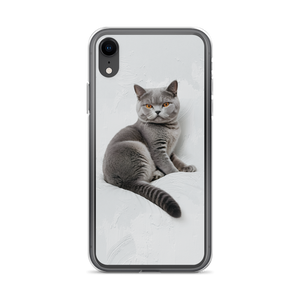 Relaxing British Shorthair Cat iPhone Case