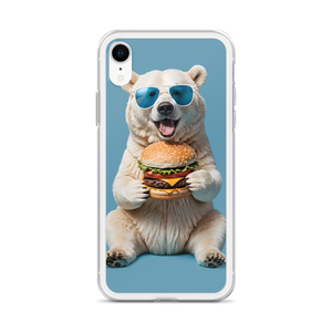 Polar Bear and Burger iPhone Case