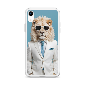 Funky White Lion iPhone Case