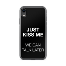 Just Kiss Me (Funny) iPhone Case