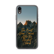 The Best View Comes iPhone Case