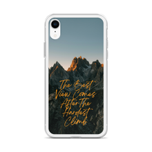 The Best View Comes iPhone Case