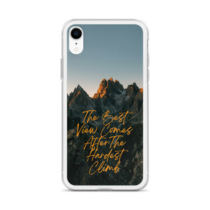 The Best View Comes iPhone Case