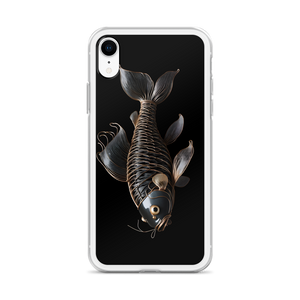 Minimalism Copperplate Art Fish iPhone Case