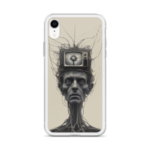 Brain Wash by Media iPhone Case