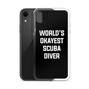 World's Okayest Scuba Diver Clear Case for iPhone®