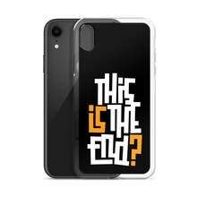 IS/THIS IS THE END? Black Yellow White iPhone Phone Case