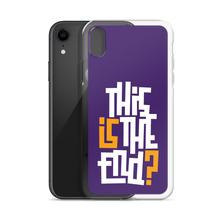 IS/THIS IS THE END? Purple Yellow Reverse iPhone Phone Case