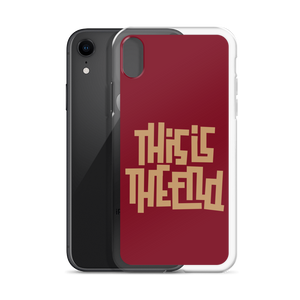 THIS IS THE END? Burgundy iPhone Phone Case