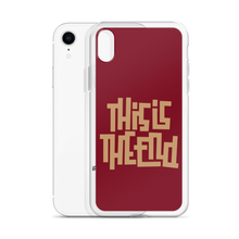 THIS IS THE END? Burgundy iPhone Phone Case