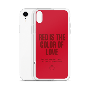 Red is the color of love iPhone® Phone Case