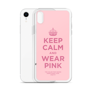 Keep Calm and Wear Pink iPhone® Phone Case