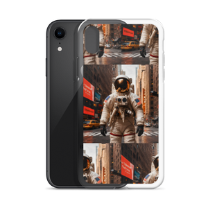 Astronout in the City iPhone Case