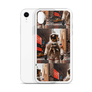 Astronout in the City iPhone Case