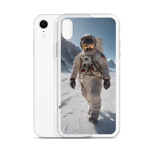 Astronaut Snow iPhone Case